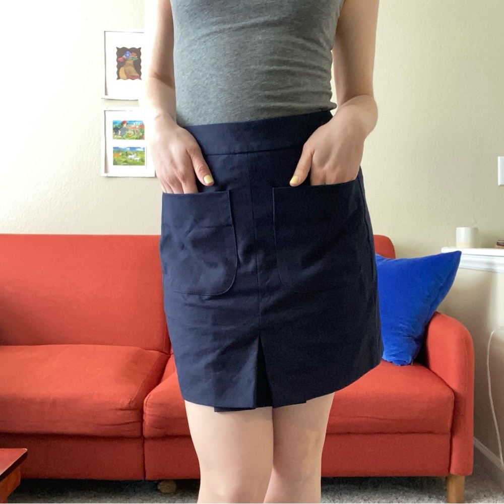 Loft Retro Twee A-Line Mini Skirt with Pockets